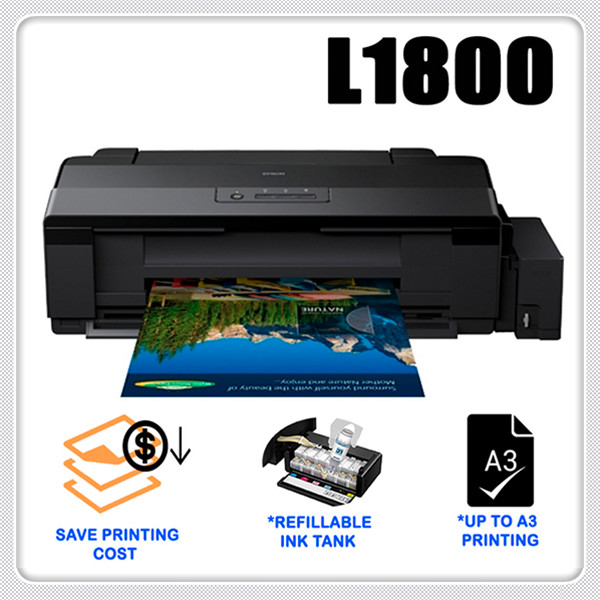 چاپگر جوهرافشان بدون حاشیه A3+ اندازه Epson L1800 Photo Ink Tank Printer6