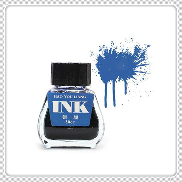Bottled Glass Smooth Writing Fountain Pen Ink Refill9