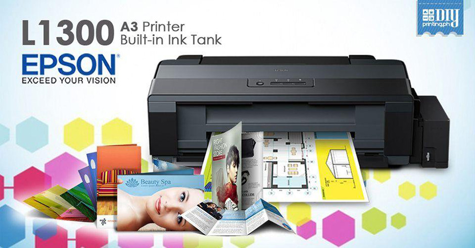 Stampar b'Spejjeż baxxi, Volum Għoli Daqs A3 Epson L1300 Photo Ink Tank Inkjet Printer5