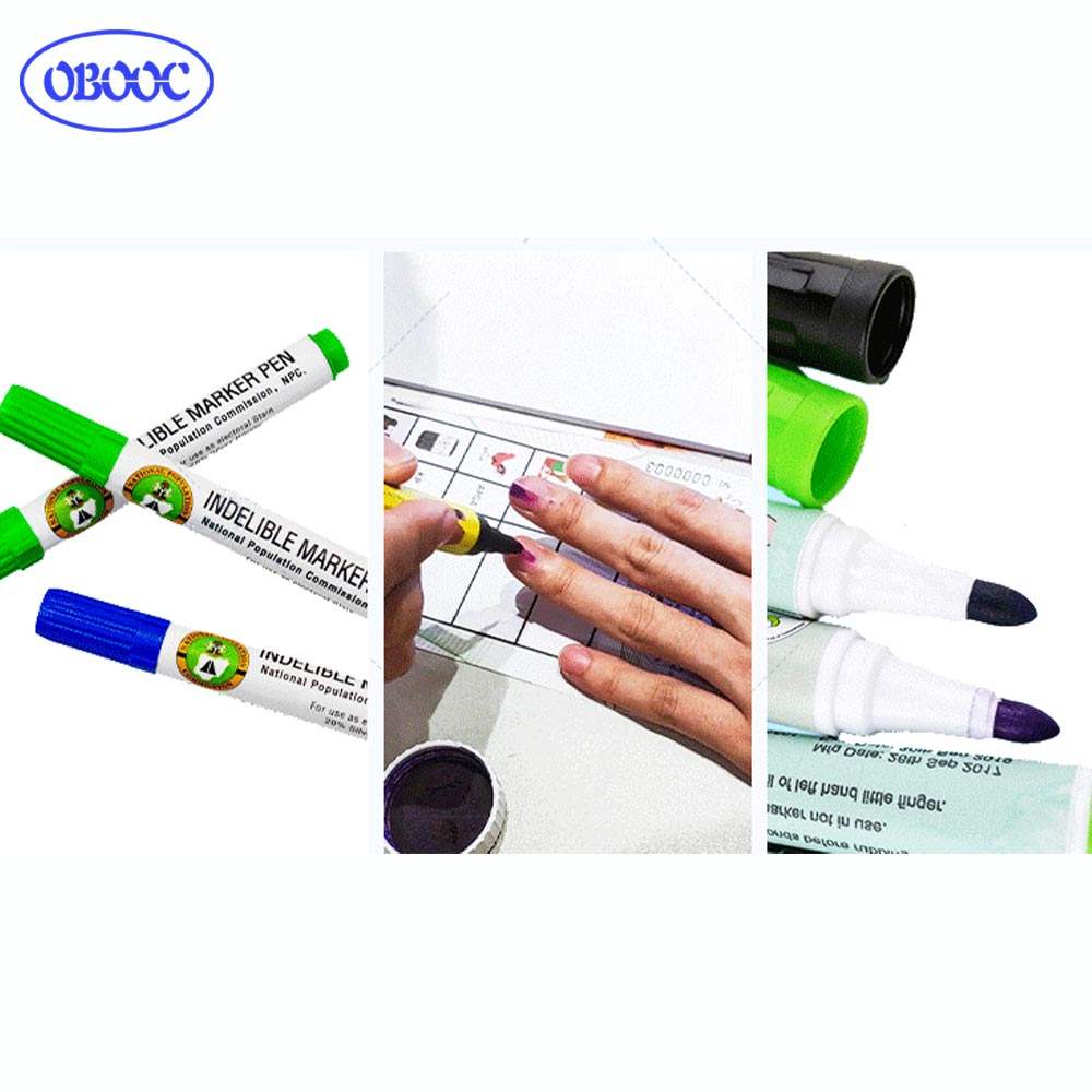 Blue Indelible Marker-c