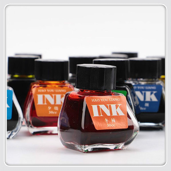 Bottled Glass Smooth Writing Fountain Pen Ink Refill5