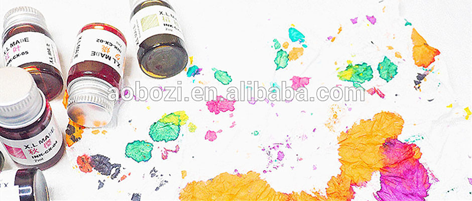 Handmade Gold Powder Color Ink For Fountain Dip Pen Calligraphy Writing Painting Graffiti Non Carbon5