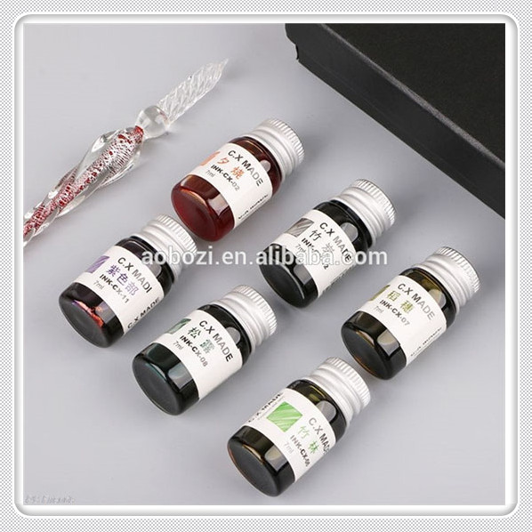 Handmade Gold Powder Color Ink For Fountain Dip8